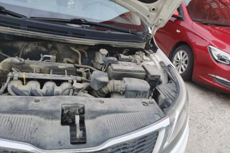 Used Kia K2 2012 Sedan 1.4L MT GLS Commemorative Edition Engine Bay Left