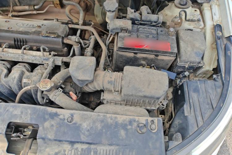 Used Kia K2 2012 Sedan 1.6L Automatic Transmission Premium Commemorative Edition Engine Bay Left