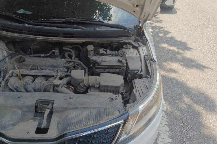 Used Kia K2 2012 Sedan 1.6L Automatic Transmission Premium Commemorative Edition Engine Bay Left