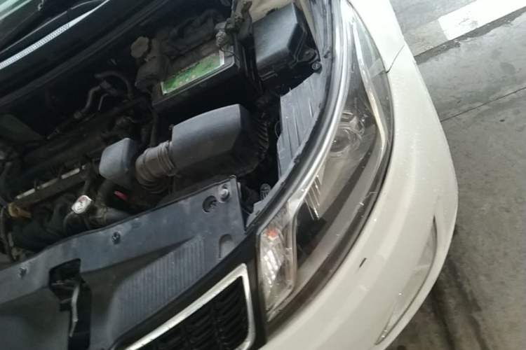 Used Kia K2 2012 Sedan 1.6L Automatic Transmission Premium Commemorative Edition Engine Bay Left