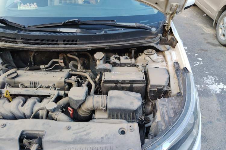 Used Kia K2 2012 Sedan 1.4L Automatic GLS Commemorative Edition Engine Bay Left