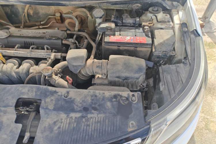 Used Kia K2 2012 Sedan 1.6L Automatic Transmission Premium Commemorative Edition Engine Bay Left