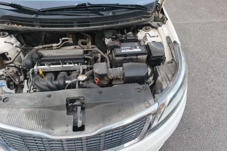 Used Kia K2 2012 Sedan 1.4L Automatic GLS Commemorative Edition Engine Bay Left