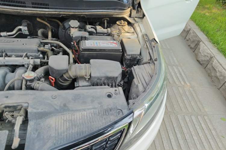 Used Kia K2 2012 Sedan 1.6L Automatic Transmission Premium Commemorative Edition Engine Bay Left