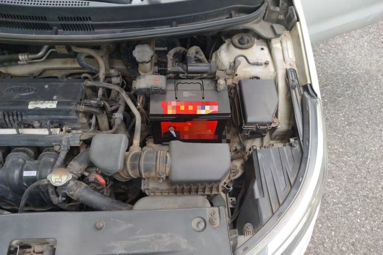 Used Kia K2 2012 Sedan 1.6L Automatic Transmission Premium Commemorative Edition Engine Bay Left