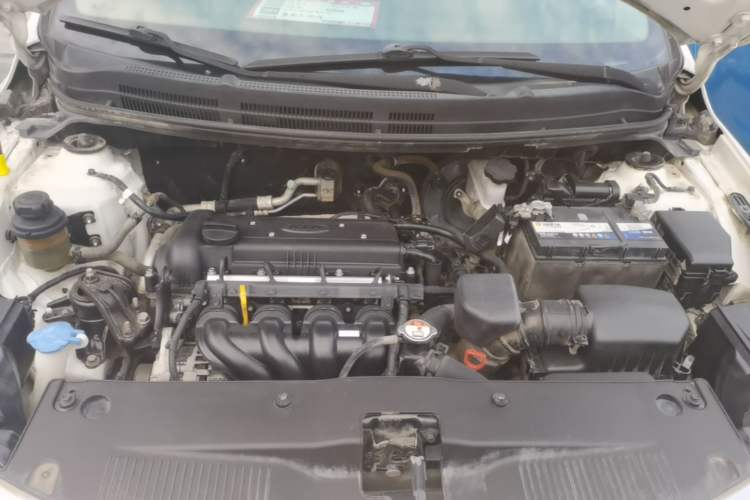 Used Kia K2 2012 Sedan 1.4L Automatic GLS Commemorative Edition Engine Bay