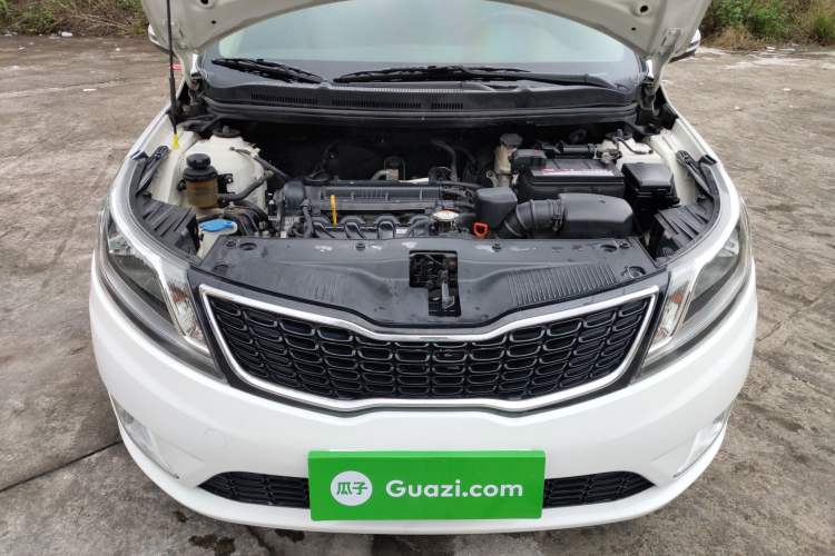 Used Kia K2 2012 Sedan 1.6L Automatic Transmission Premium Commemorative Edition Engine Bay