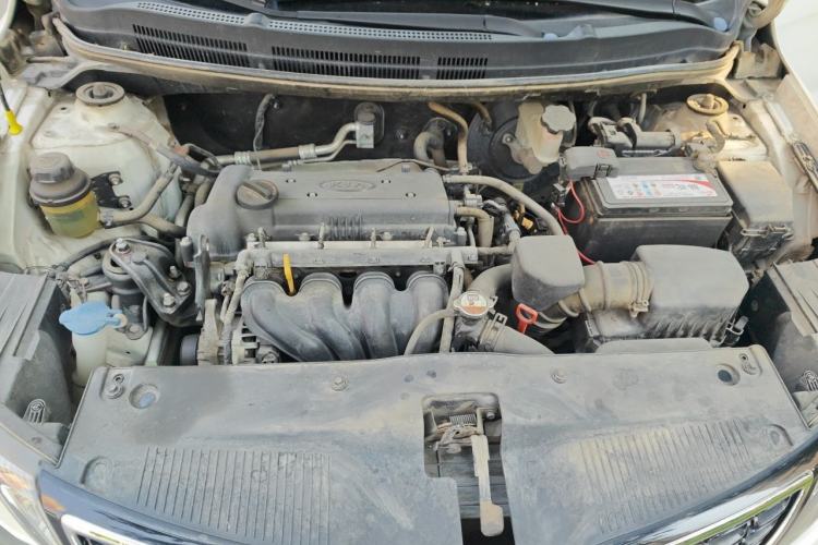Used Kia K2 2012 Sedan 1.6L Automatic Transmission Premium Commemorative Edition Engine Bay