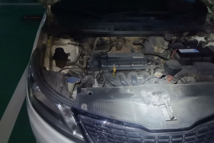 Used Kia K2 2012 Sedan 1.6L Automatic Transmission Premium Commemorative Edition Engine Bay Right