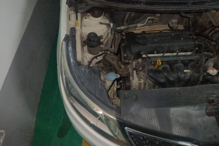 Used Kia K2 2012 Sedan 1.6L Automatic Transmission Premium Commemorative Edition Engine Bay Right