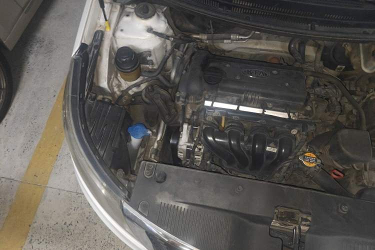 Used Kia K2 2012 Sedan 1.6L Automatic Transmission Premium Commemorative Edition Engine Bay Right