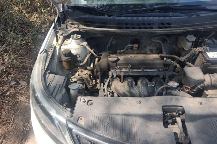 Used Kia K2 2012 Sedan 1.6L Automatic Transmission Premium Commemorative Edition Engine Bay Right