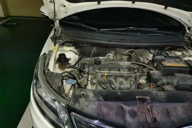 Used Kia K2 2012 Sedan 1.6L Automatic Transmission Premium Commemorative Edition Engine Bay Right