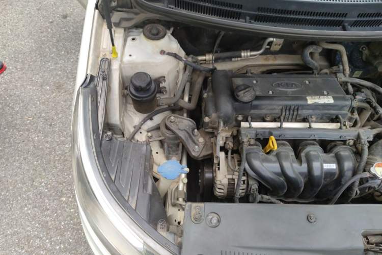 Used Kia K2 2012 Sedan 1.6L Automatic Transmission Premium Commemorative Edition Engine Bay Right
