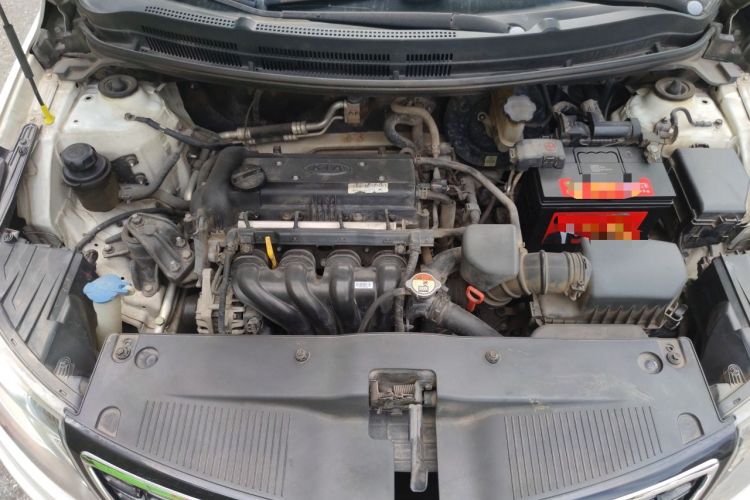 Used Kia K2 2012 Sedan 1.6L Automatic Transmission Premium Commemorative Edition Engine Bay