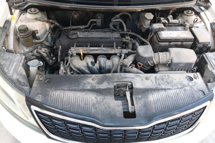 Used Kia K2 2012 Sedan 1.6L Automatic Transmission Premium Commemorative Edition Engine Bay