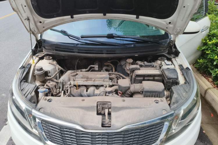 Used Kia K2 2012 Sedan 1.4L Automatic GLS Commemorative Edition Engine Bay