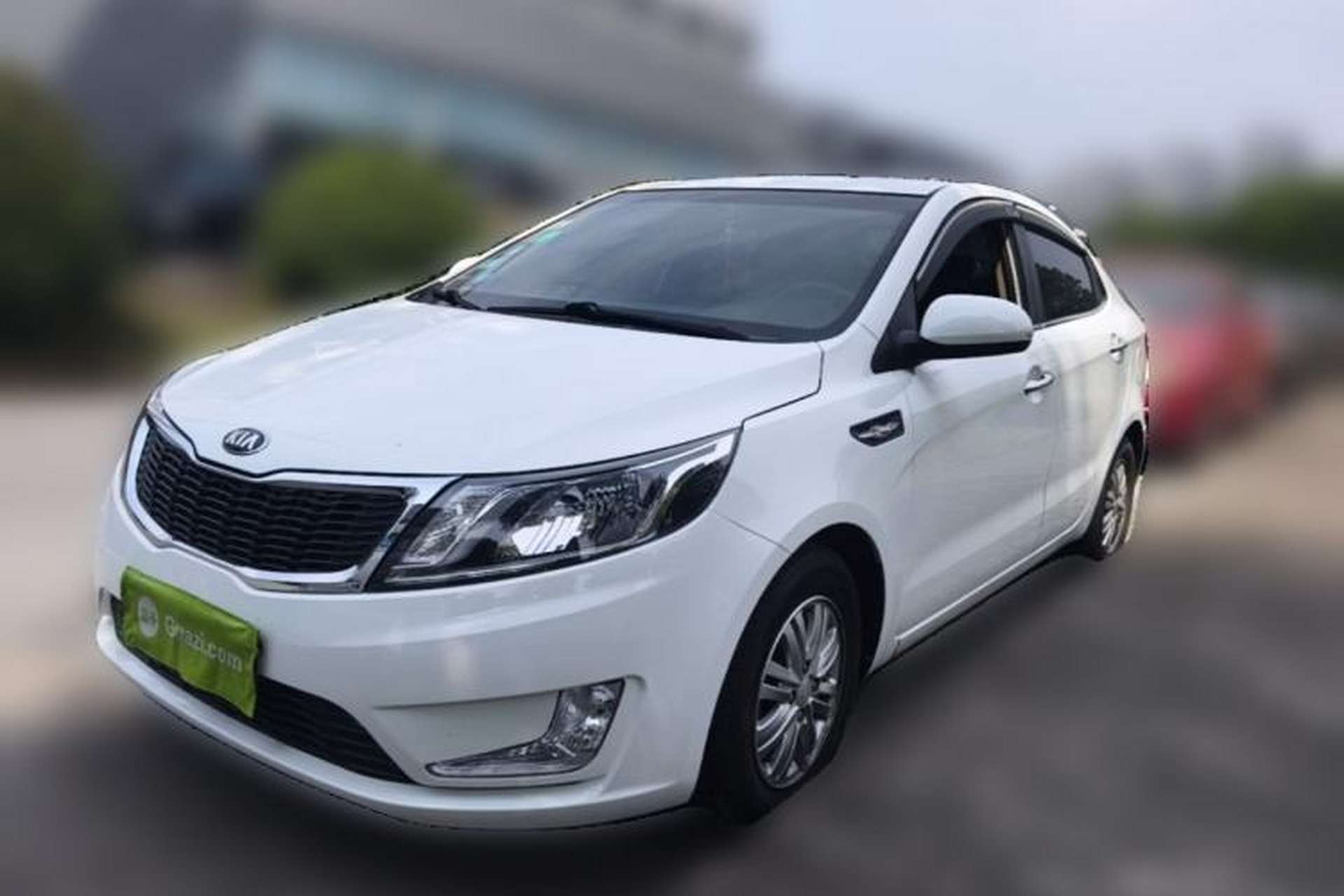 Used Kia K2 2012 Sedan 1.4L Automatic GLS Commemorative Edition Front Left 45 Deg