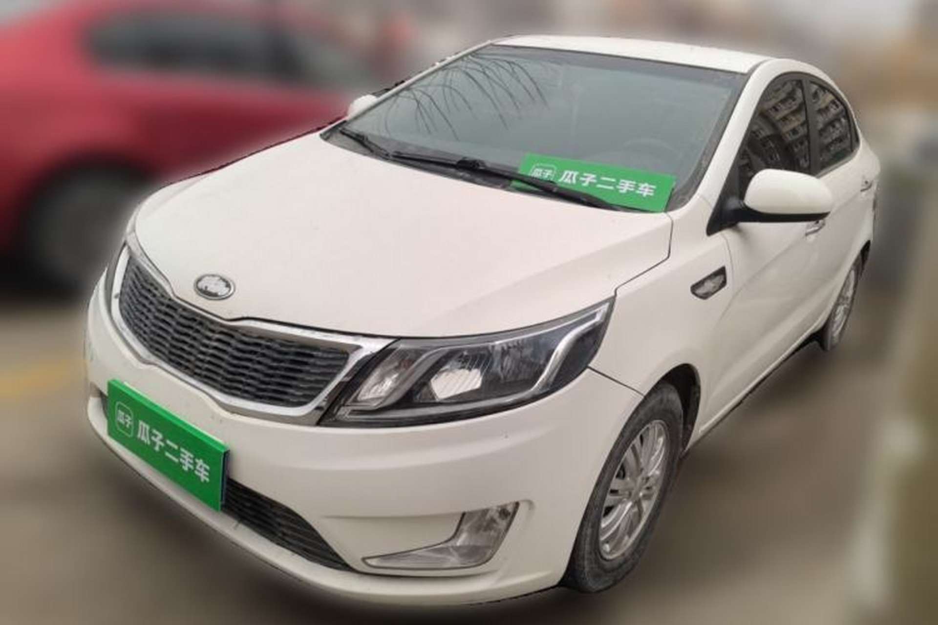 Used Kia K2 2012 Sedan 1.4L MT GLS Commemorative Edition Front Left 45 Deg