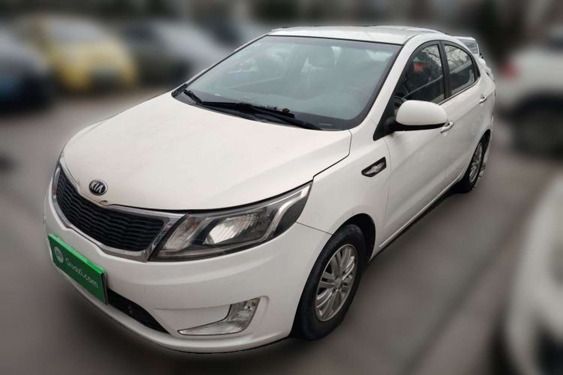 Used Kia K2 2012 Sedan 1.4L MT GLS Commemorative Edition Front Left 45 Deg