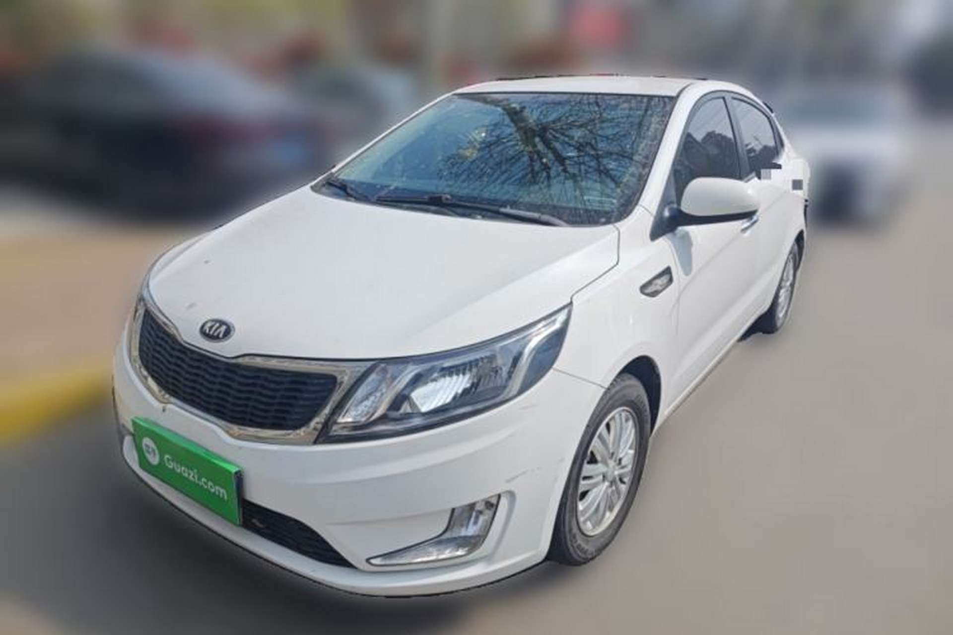 Used Kia K2 2012 Sedan 1.4L MT GLS Commemorative Edition Front Left 45 Deg
