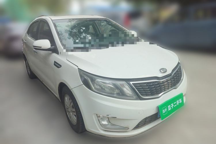Used Kia K2 2012 Sedan 1.4L MT GLS Commemorative Edition Front Right 45 Deg