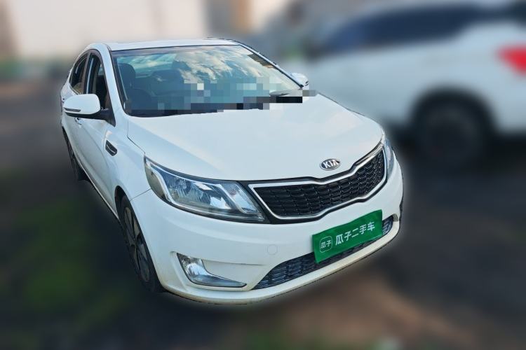 Used Kia K2 2012 Sedan 1.6L Automatic Transmission Premium Commemorative Edition Front Right 45 Deg