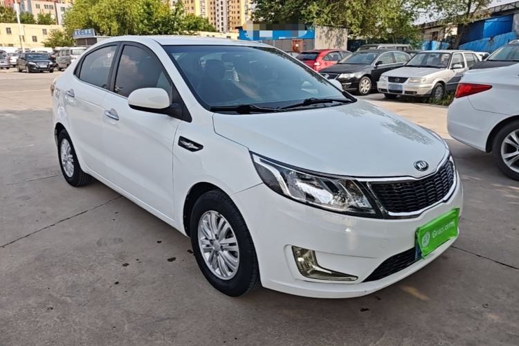Used Kia K2 2012 Sedan 1.4L Automatic GLS Commemorative Edition Front Right 45 Deg