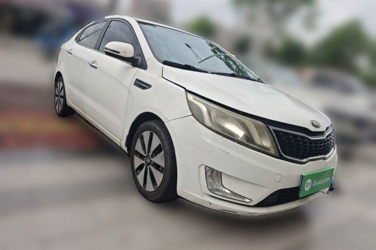 Used Kia K2 2012 Sedan 1.6L Automatic Transmission Premium Commemorative Edition Front Right 45 Deg