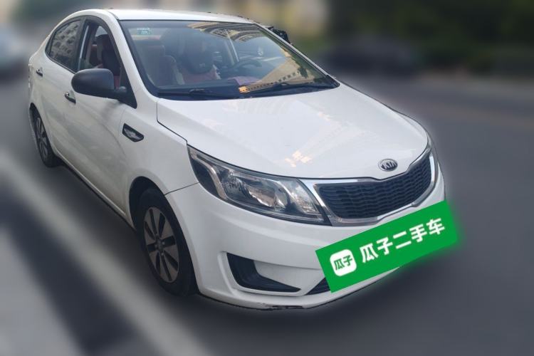 Used Kia K2 2012 Sedan 1.4L Automatic GLS Commemorative Edition Front Right 45 Deg
