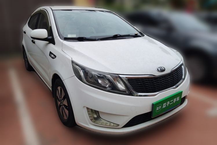 Used Kia K2 2012 Sedan 1.4L Automatic GLS Commemorative Edition Front Right 45 Deg