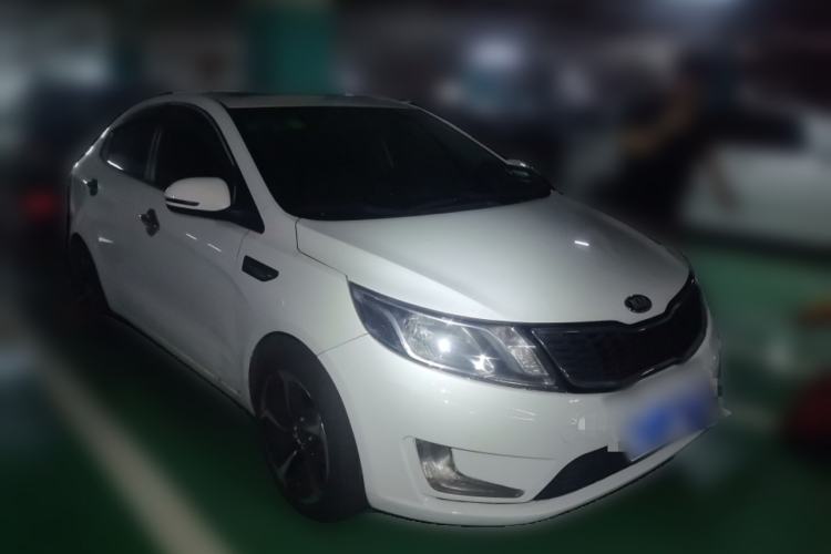 Used Kia K2 2012 Sedan 1.6L Automatic Transmission Premium Commemorative Edition Front Right 45 Deg