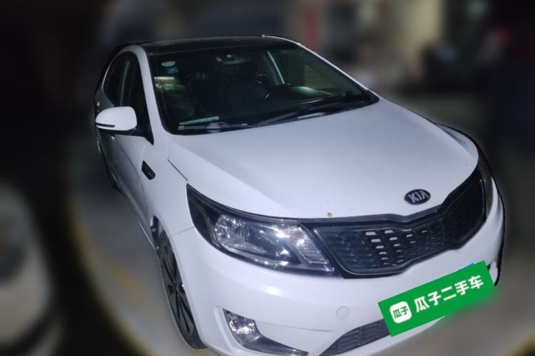 Used Kia K2 2012 Sedan 1.6L Automatic Transmission Premium Commemorative Edition Front Right 45 Deg
