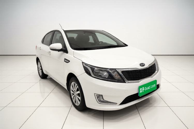 Used Kia K2 2012 Sedan 1.4L Automatic GLS Commemorative Edition Front Right 45 Deg