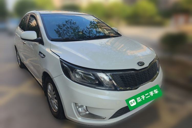 Used Kia K2 2012 Sedan 1.4L Automatic GLS Commemorative Edition Front Right 45 Deg