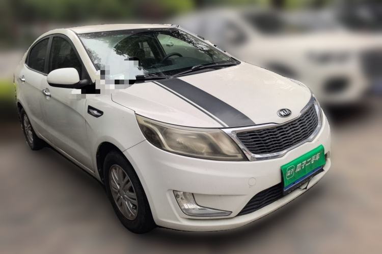 Used Kia K2 2012 Sedan 1.4L Automatic GLS Commemorative Edition Front Right 45 Deg