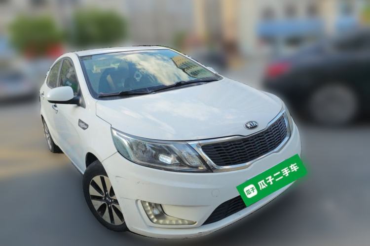 Used Kia K2 2012 Sedan 1.4L Automatic GLS Commemorative Edition Front Right 45 Deg