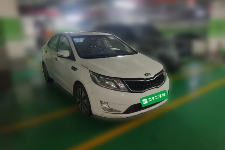 Used Kia K2 2012 Sedan 1.6L Automatic Transmission Premium Commemorative Edition Front Right 45 Deg