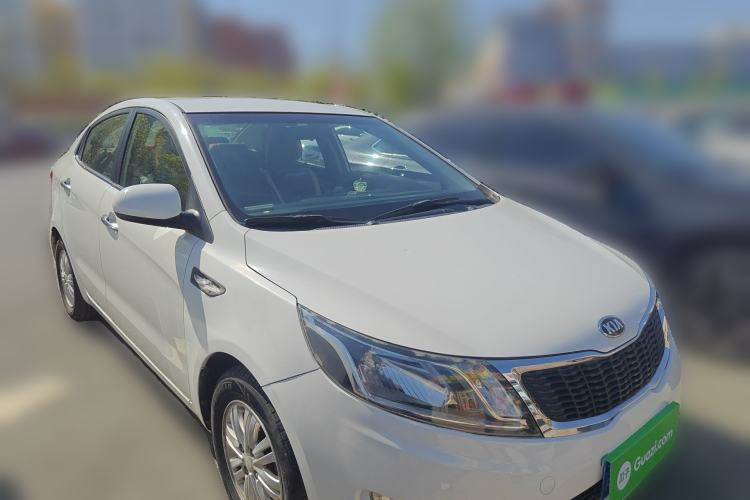 Used Kia K2 2012 Sedan 1.4L Automatic GLS Commemorative Edition Front Right 45 Deg