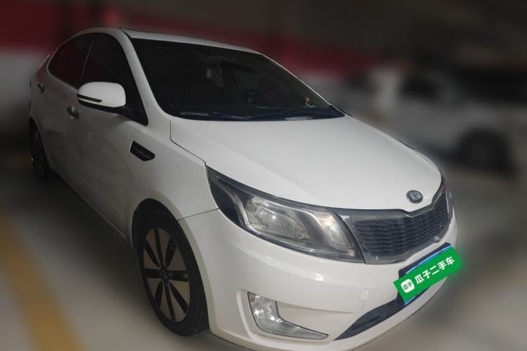 Used Kia K2 2012 Sedan 1.6L Automatic Transmission Premium Commemorative Edition Front Right 45 Deg