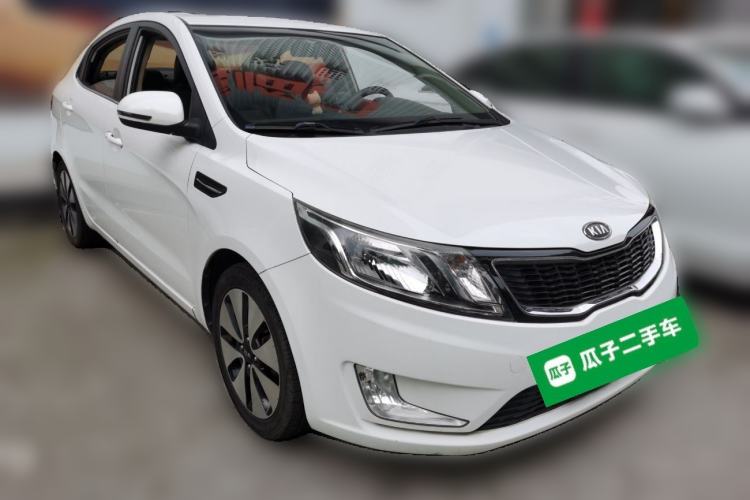 Used Kia K2 2012 Sedan 1.6L AT Premium ECO Front Right 45 Deg