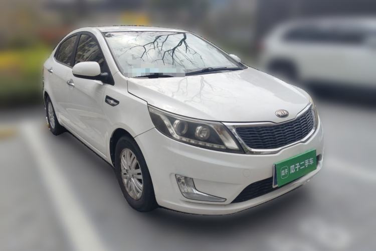 Used Kia K2 2012 Sedan 1.4L Automatic GLS Commemorative Edition Front Right 45 Deg
