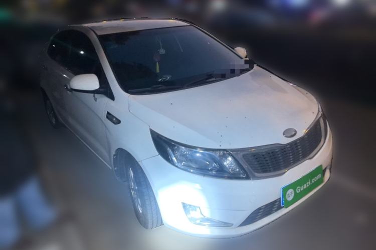 Used Kia K2 2012 Sedan 1.4L MT GLS Commemorative Edition Front Right 45 Deg