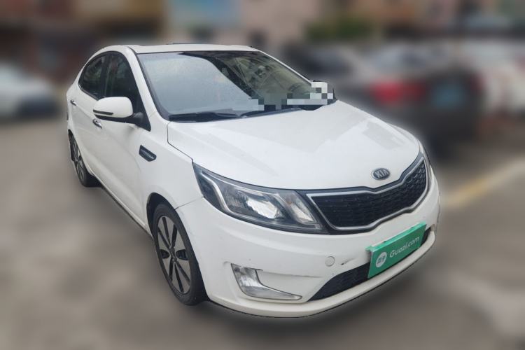 Used Kia K2 2012 Sedan 1.6L AT Premium ECO Front Right 45 Deg