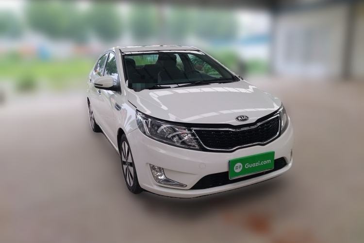 Used Kia K2 2012 Sedan 1.6L Automatic Transmission Premium Commemorative Edition Front Right 45 Deg