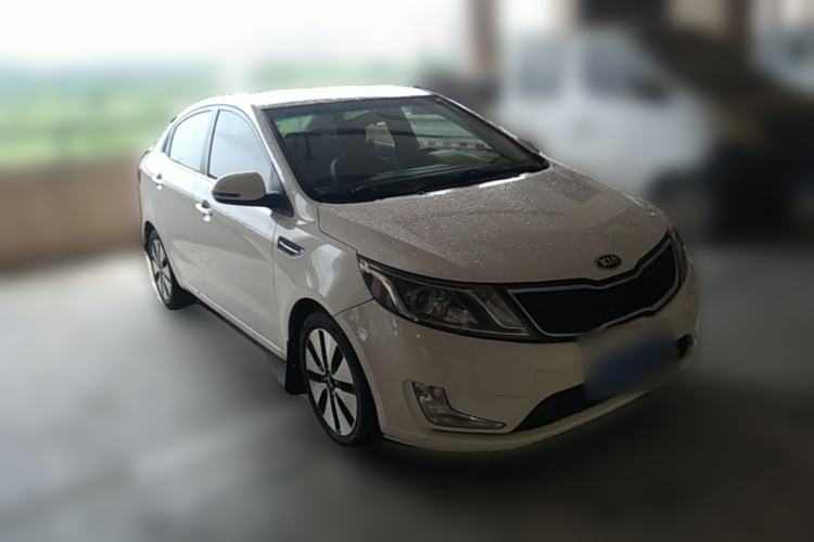 Used Kia K2 2012 Sedan 1.6L Automatic Transmission Premium Commemorative Edition Front Right 45 Deg