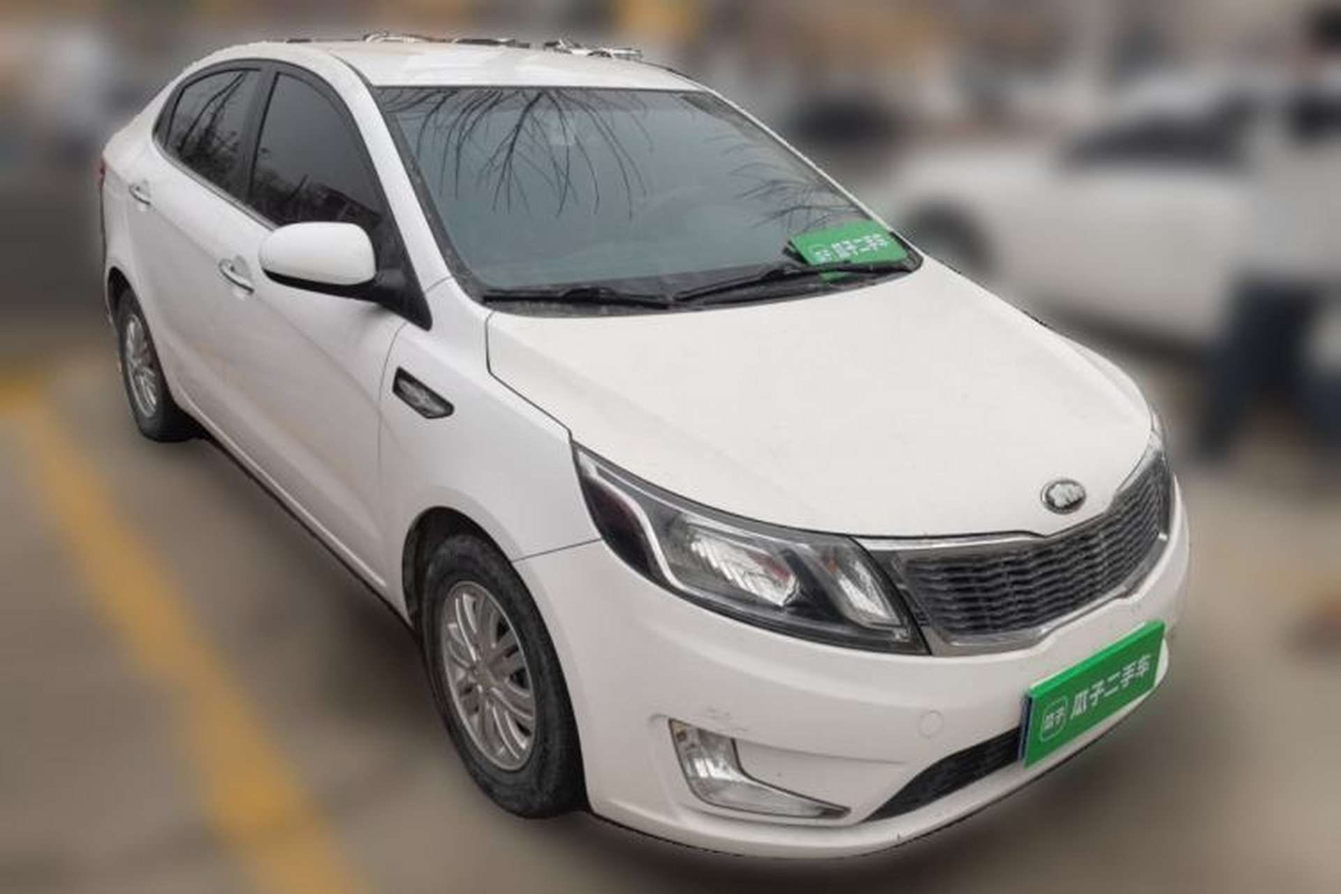 Used Kia K2 2012 Sedan 1.4L MT GLS Commemorative Edition Front Right 45 Deg