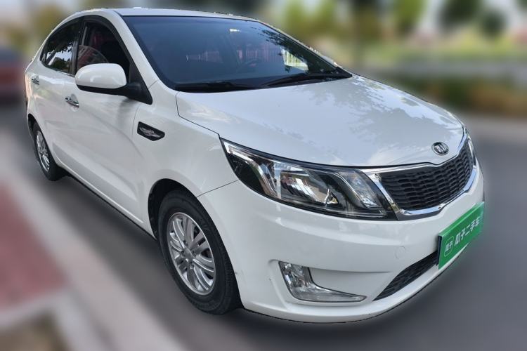 Used Kia K2 2012 Sedan 1.4L Automatic GLS Commemorative Edition Front Right 45 Deg