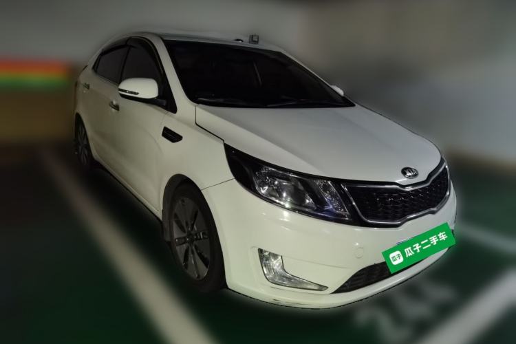 Used Kia K2 2012 Sedan 1.6L Automatic Transmission Premium Commemorative Edition Front Right 45 Deg