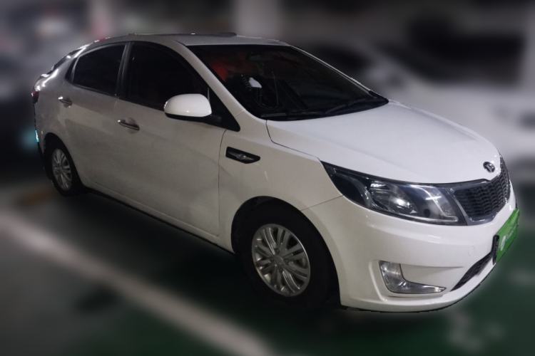 Used Kia K2 2012 Sedan 1.4L MT GLS Commemorative Edition Front Right 45 Deg